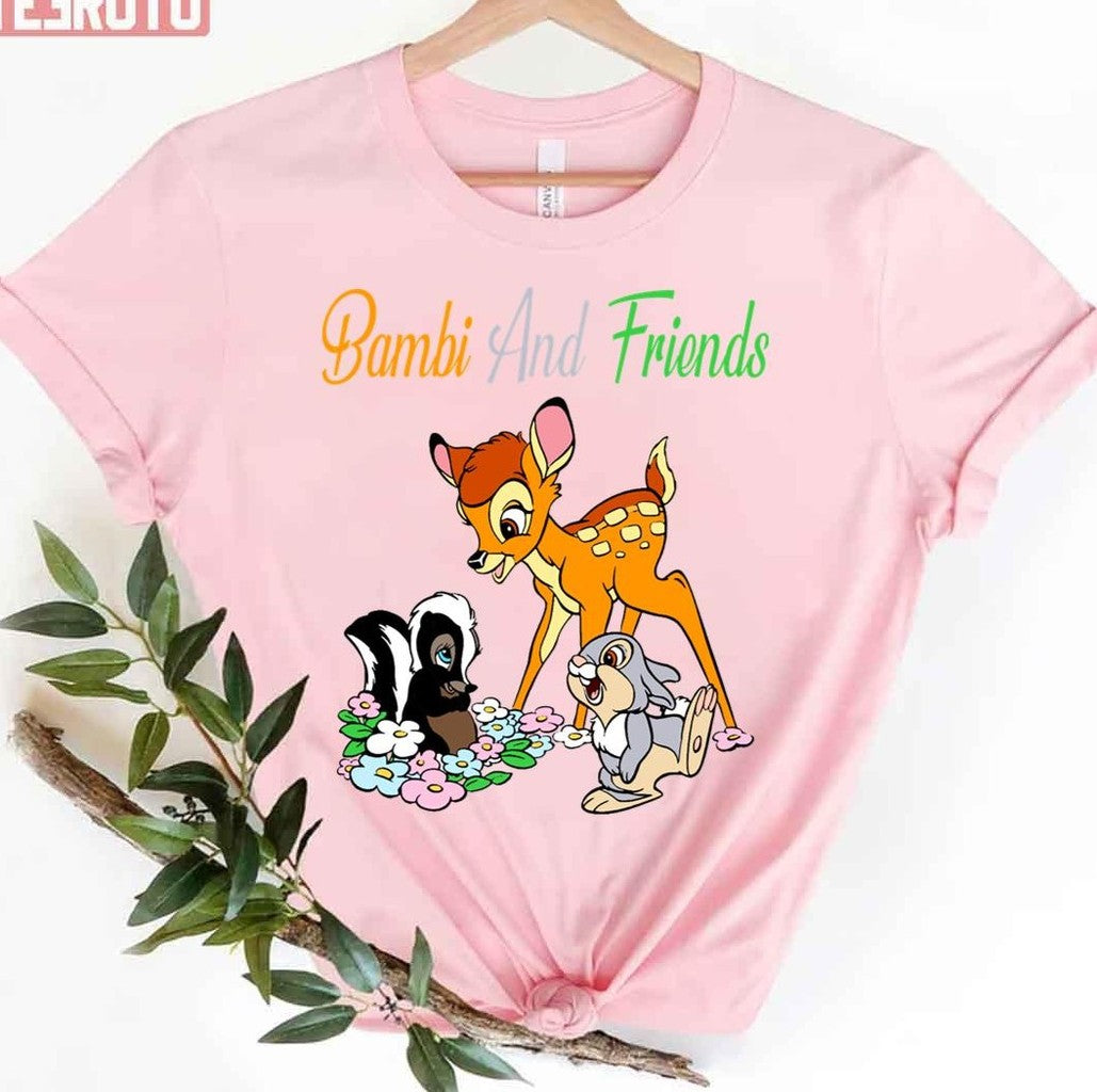 Bambi And Friends Adventures Series Bambi's Forest Friends Unisex T-Shirt