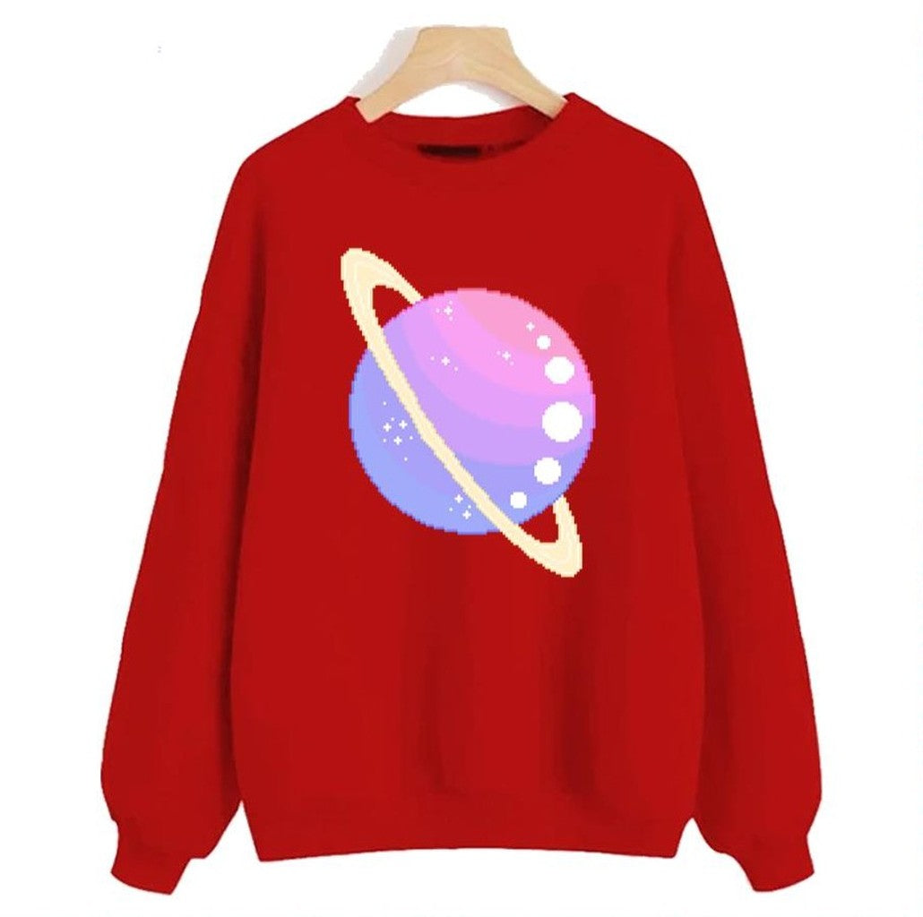 Pride Pixel Planet Lgbtq Pride Month Bi Unisex Sweatshirt