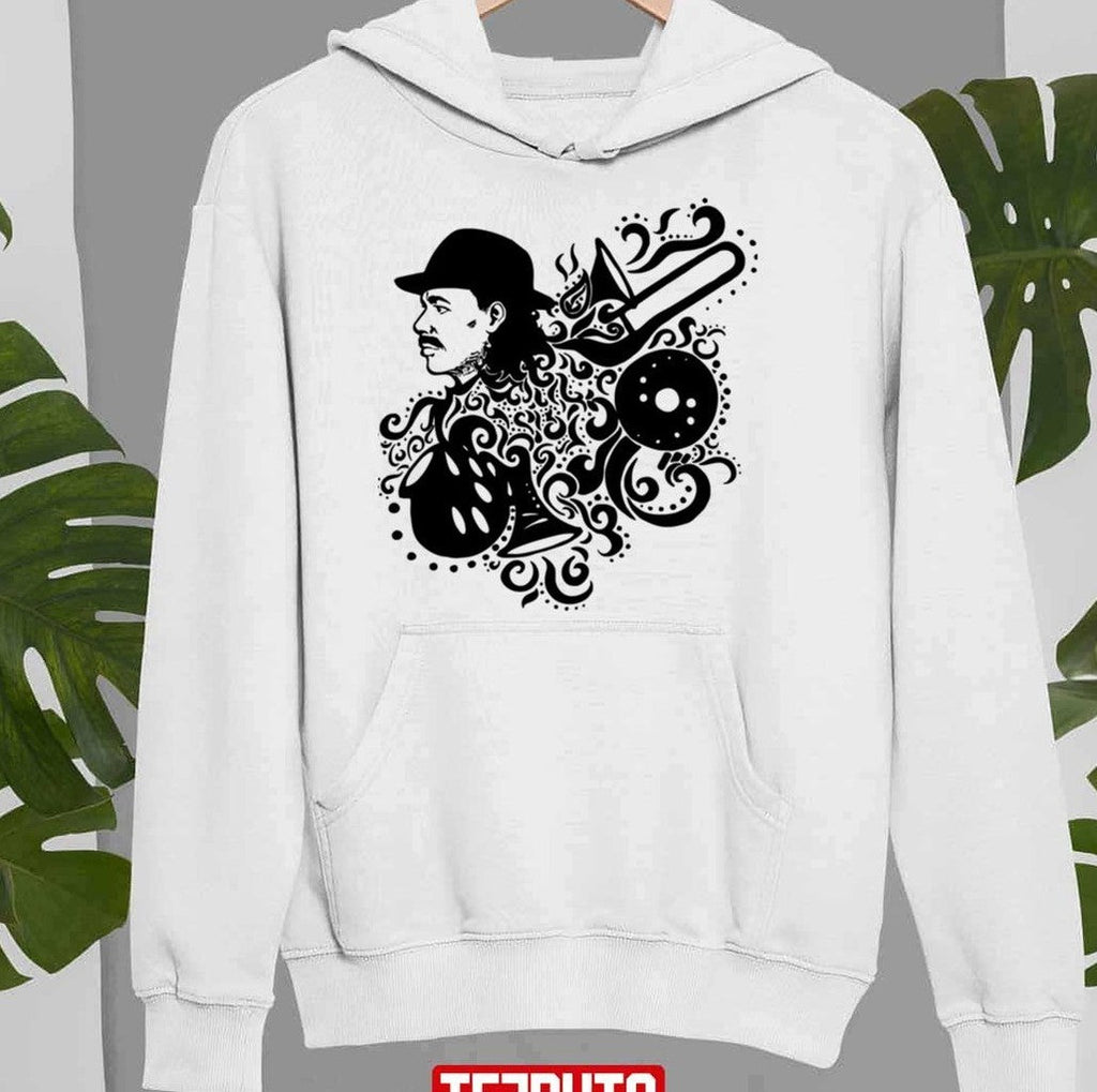 Black Aesthetic Design Carlos Santana Unisex Sweatshirt