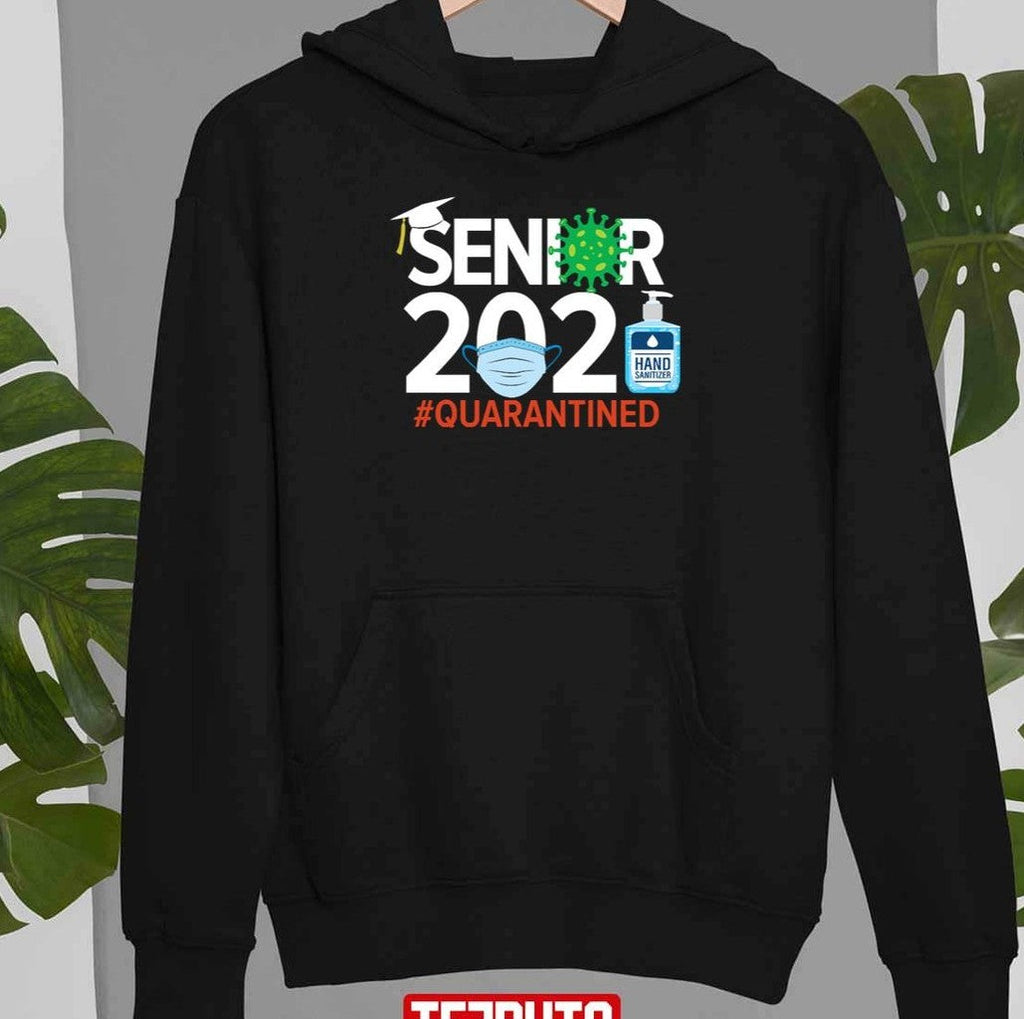 Senior 2021 Coronavirus Covid-19 Quarantined Funny Unisex Sweatshirt