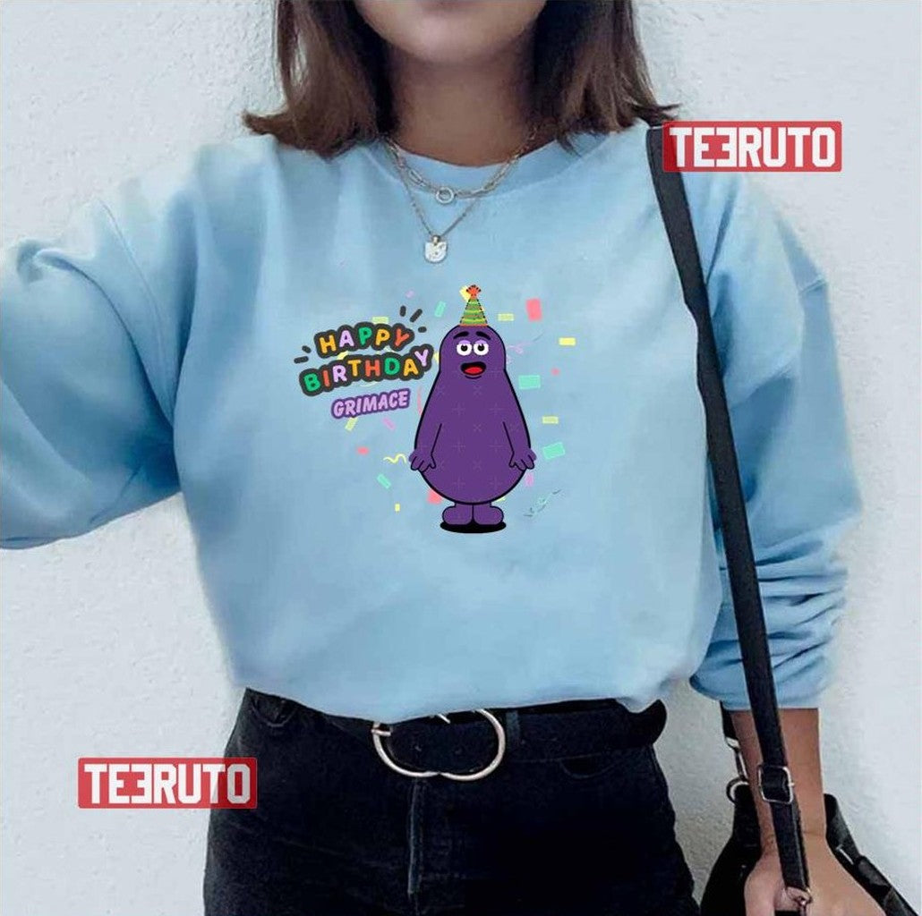 Birthday Graphic Grimace Unisex T-Shirt