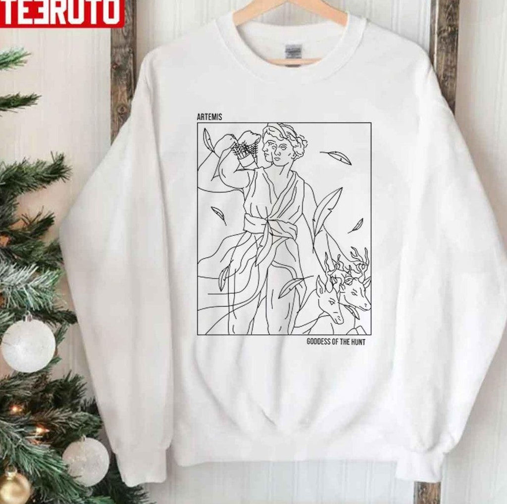 Artemis Statue Goddess Greek Sculpture Unisex Sweatshirt