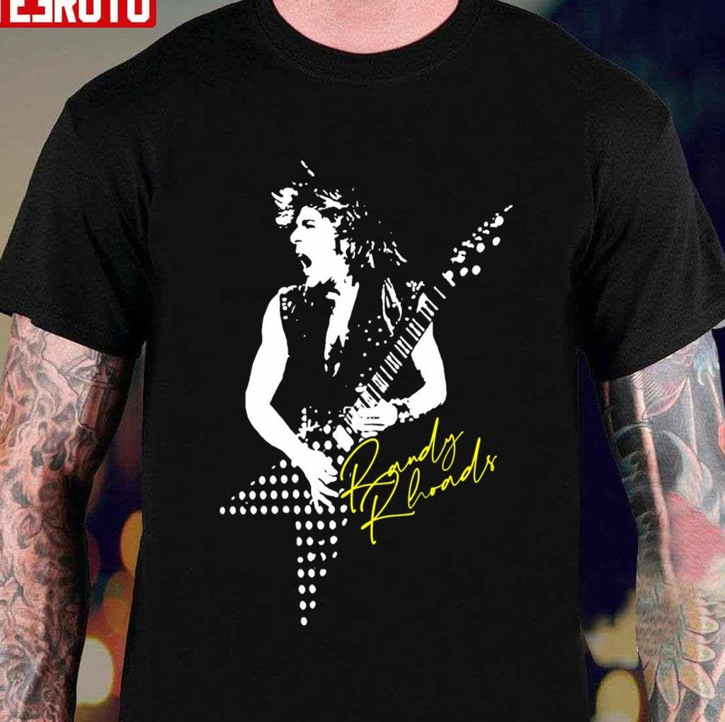 Signature Randy Rhoads Guitaist Art Unisex T-Shirt
