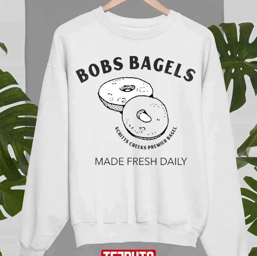 Schitts Creek Bobs Bagels Fan Johnny Rose Sweatshirt