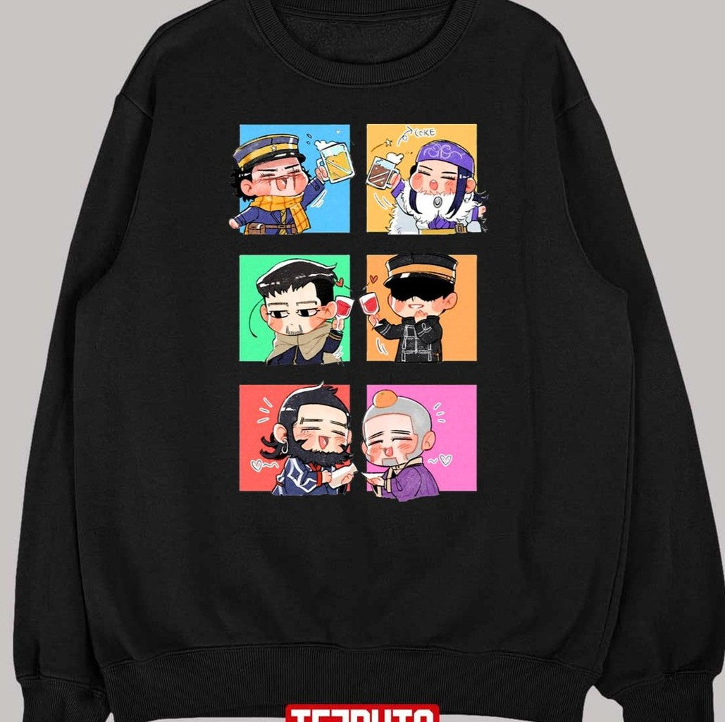 Aspira Cute Graphic Golden Kamuy Unisex T-Shirt