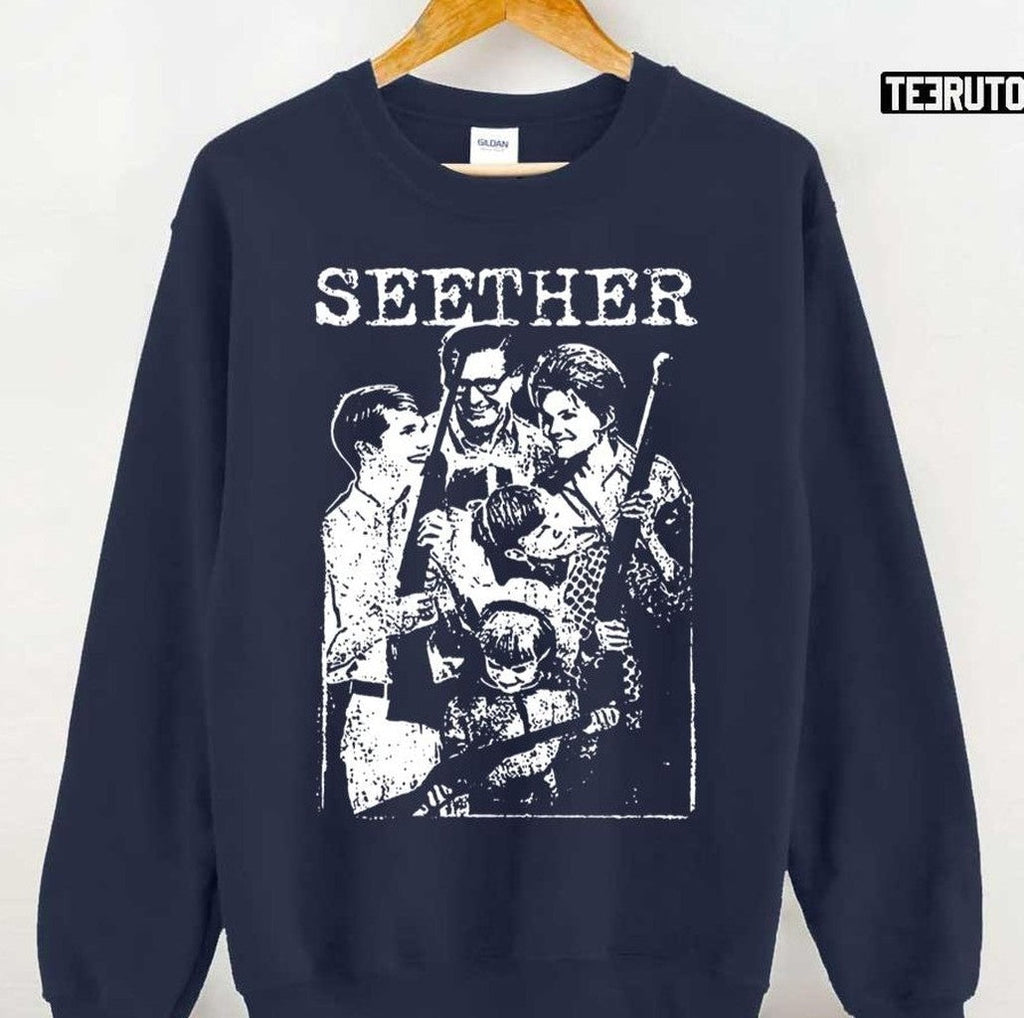 Shaun Morgan White Design Rock Seether Unisex Sweatshirt