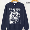Shaun Morgan White Design Rock Seether Unisex Sweatshirt