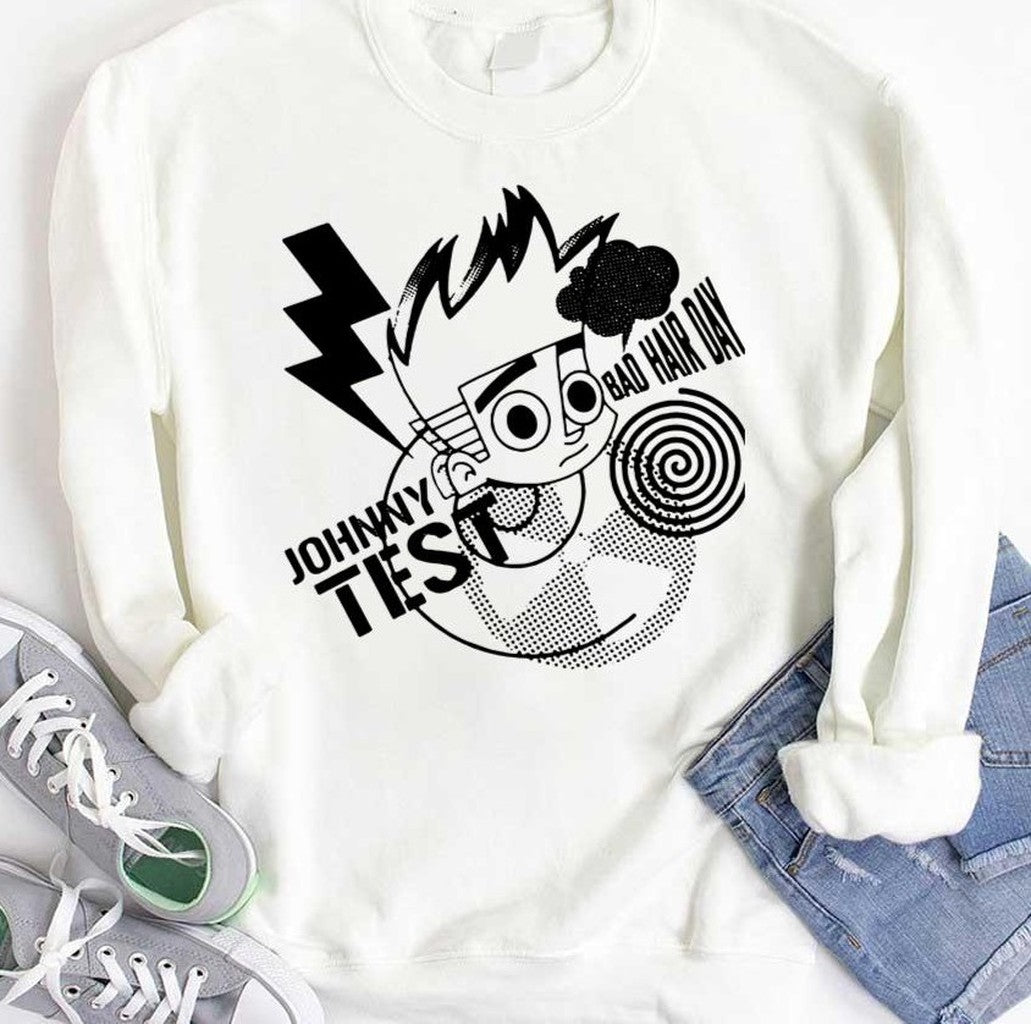 Bad Hair Day Johnny Test Unisex Hoodie