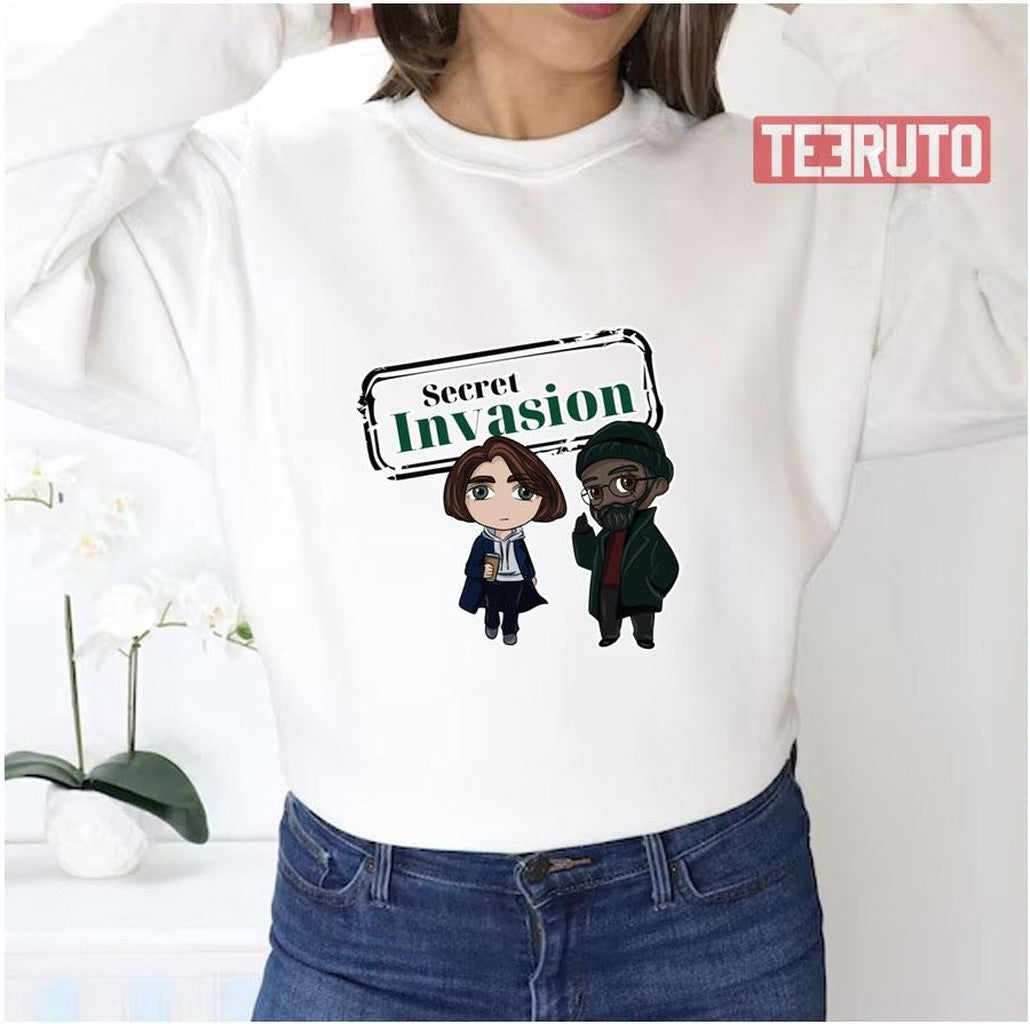 Si Nick Fury And Maria Secret Invasion Unisex Hoodie