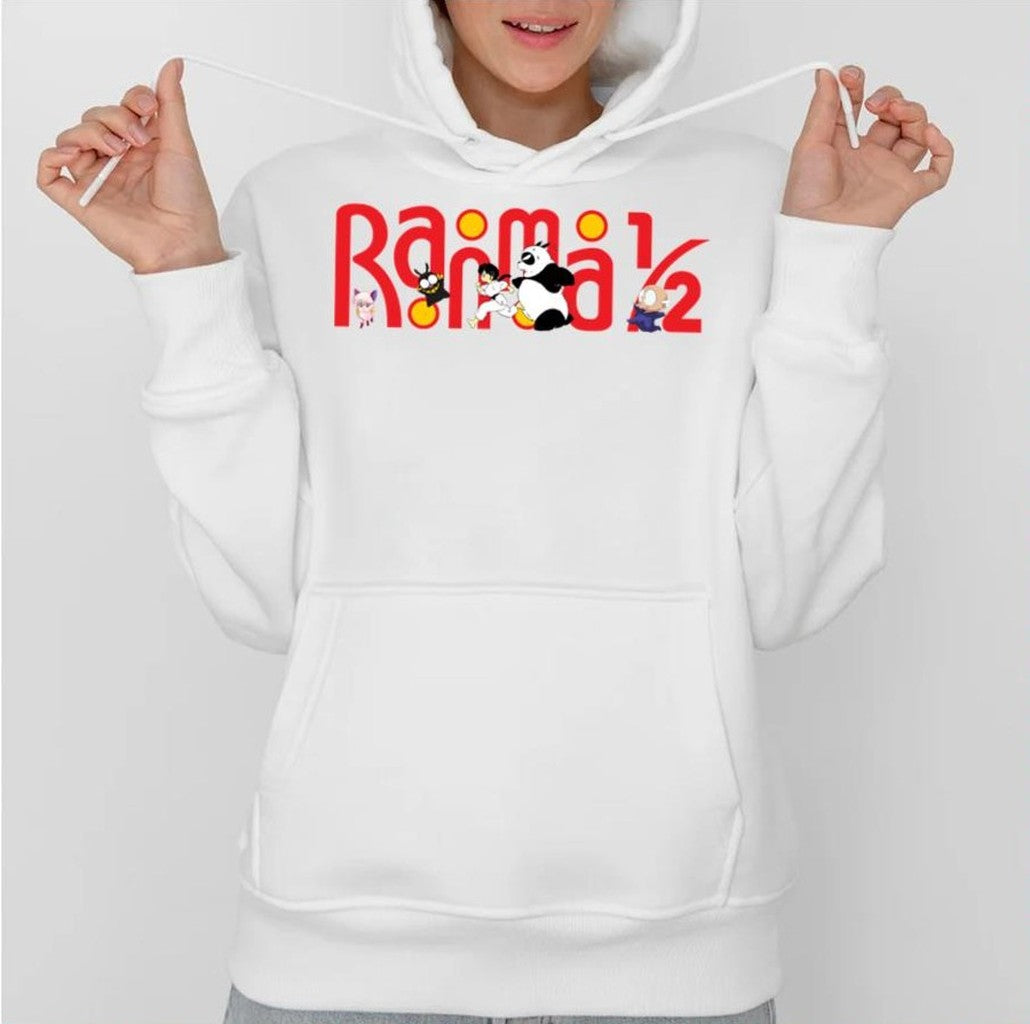 Ranma 12 Funny Logo Yellow Backround Original Drawn Unisex Sweatshirt