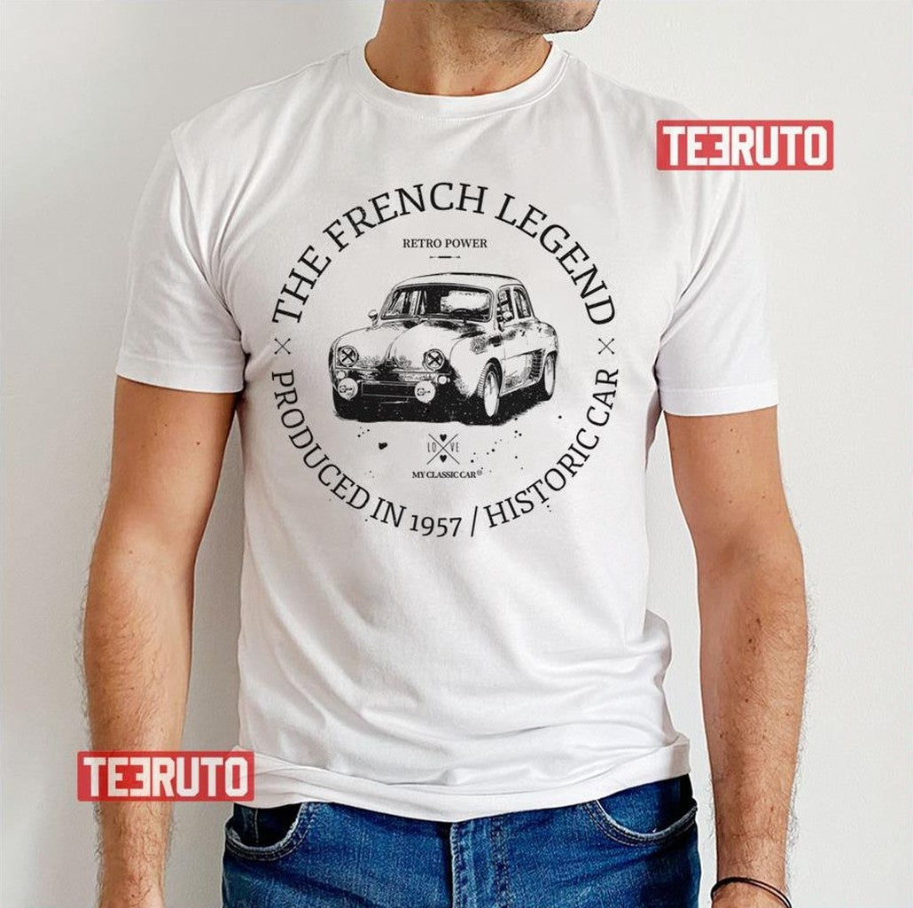 Renault Dauphine Vintage Car Unisex T-Shirt