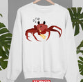 Saxophone Crab Chibi Art Unisex Sweatshirt