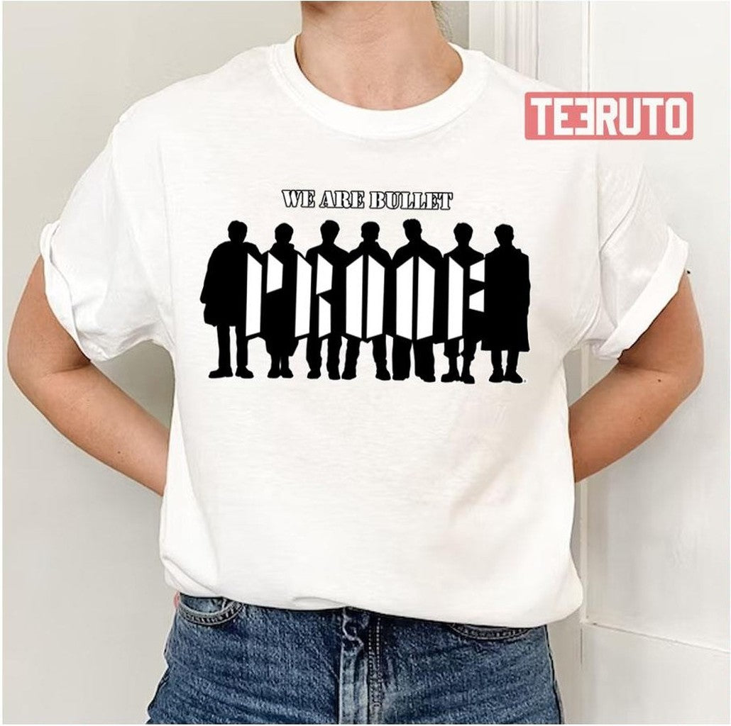 Proof Bts Kpop Band 2023 Tour Unisex T-Shirt