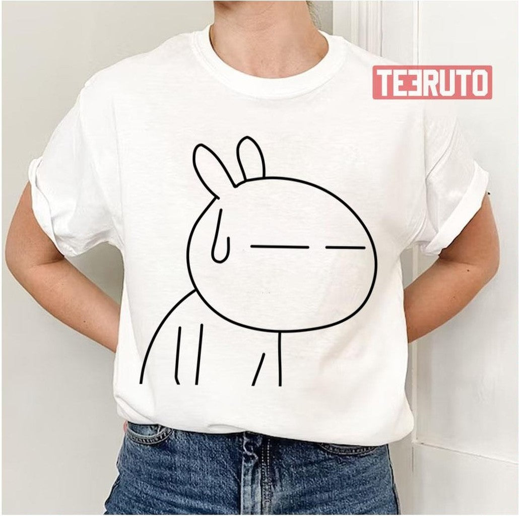 So Tiresome Fitted Tuzki Unisex T-Shirt