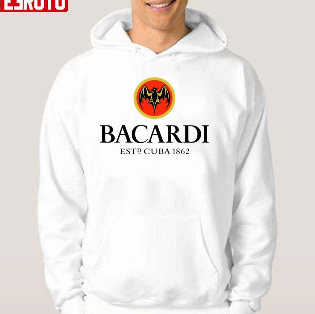 Bacardi Est Cuba 1862 Best Rum Ever Unisex Hoodie