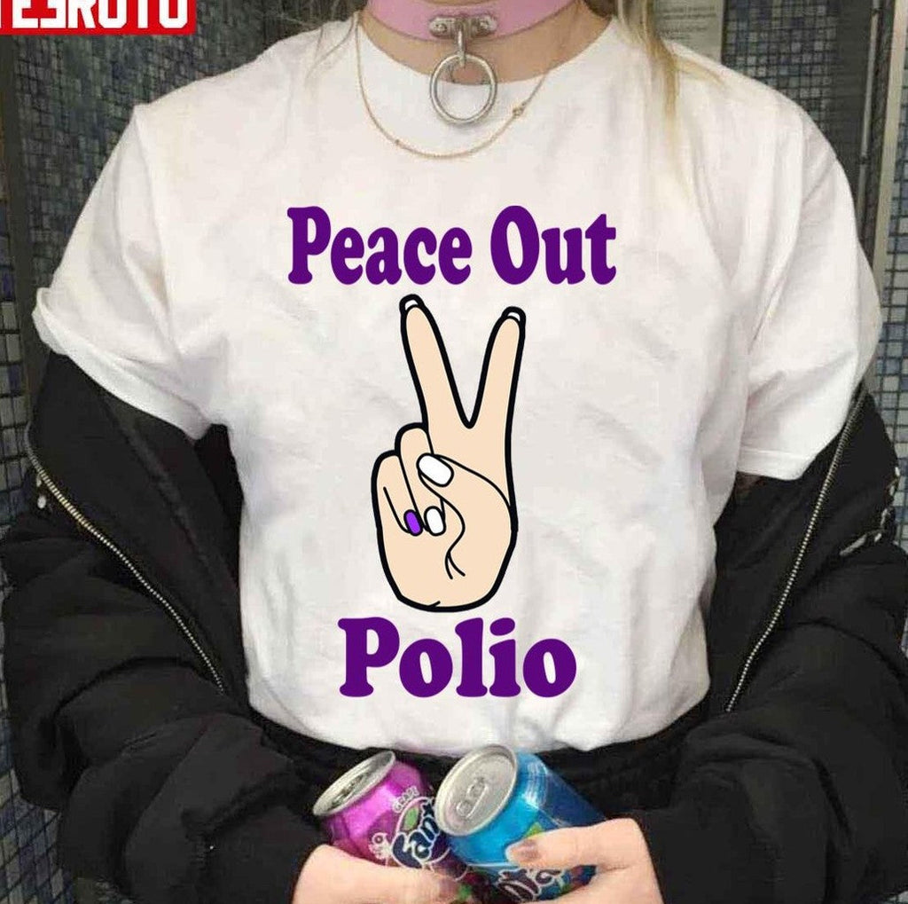 Peace Out Polio Unisex Sweatshirt