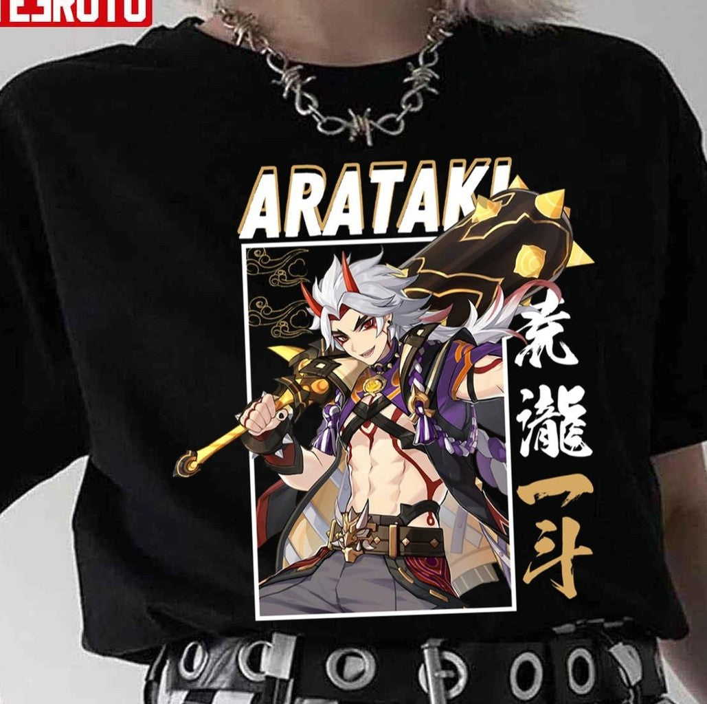 Anime Arataki Itto Genshin Impact Unisex T-Shirt