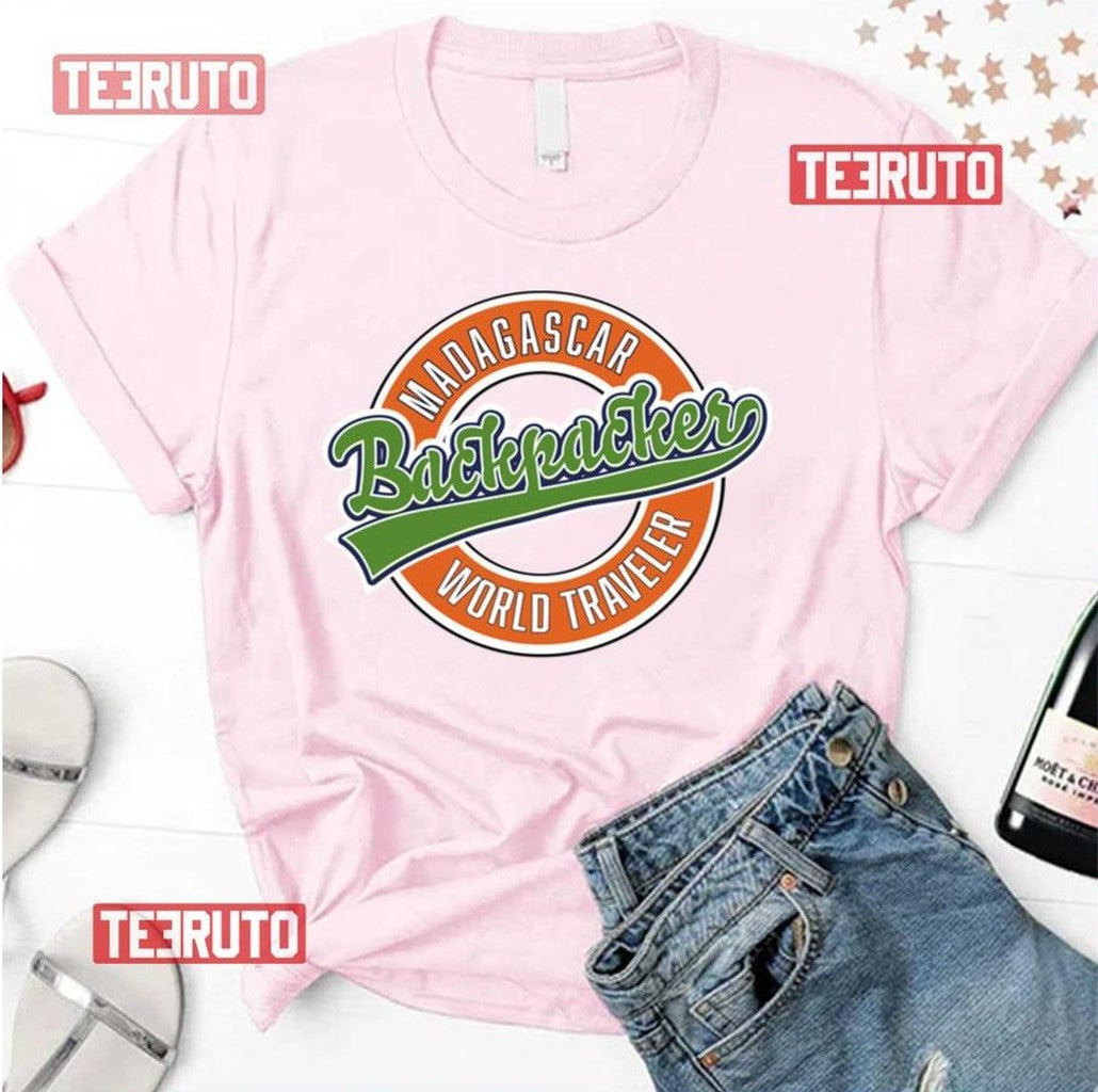 Backpacker World Traveler Madagascar Unisex T-Shirt