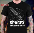 Spacex Launch And Landing Of Starship Sn15 Unisex T-Shirt