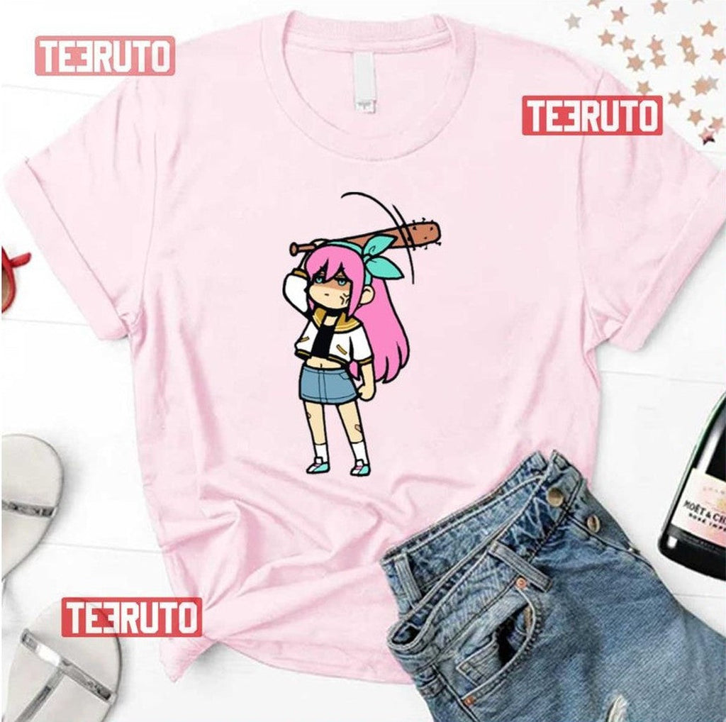 Aubrey Pink Hair Omori Dream World Unisex T-Shirt