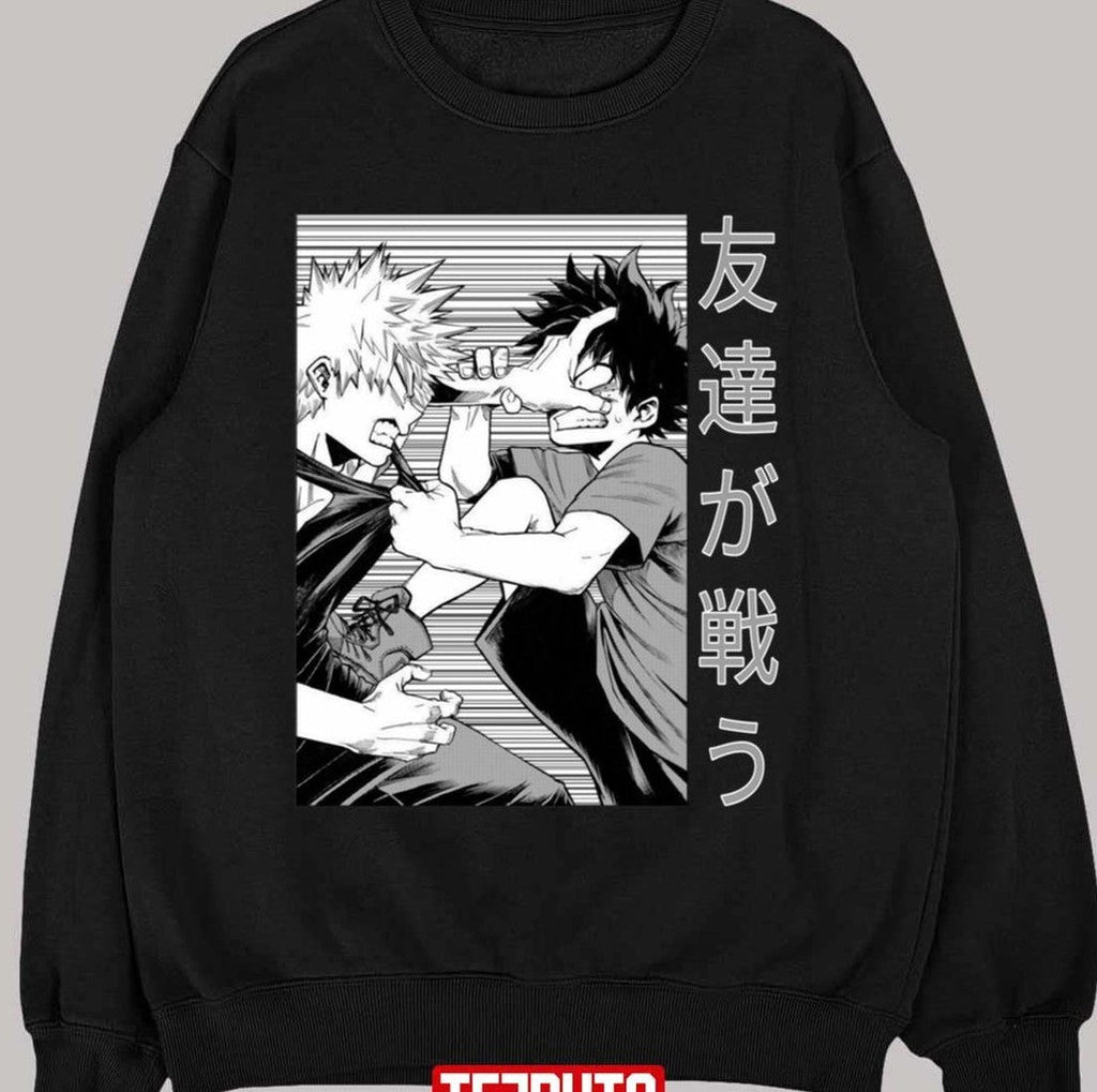 Bakugo And Midoriya My hero Academia Boku No Hero Academia Unisex T-shirt