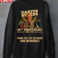 36th Anniversary Darius Rucker 1986 2022 Thank You For Memories Signature Unisex Sweatshirt