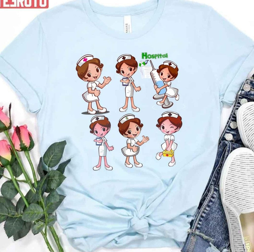 National Nurses Week Cute Chibi Unisex T-Shirt