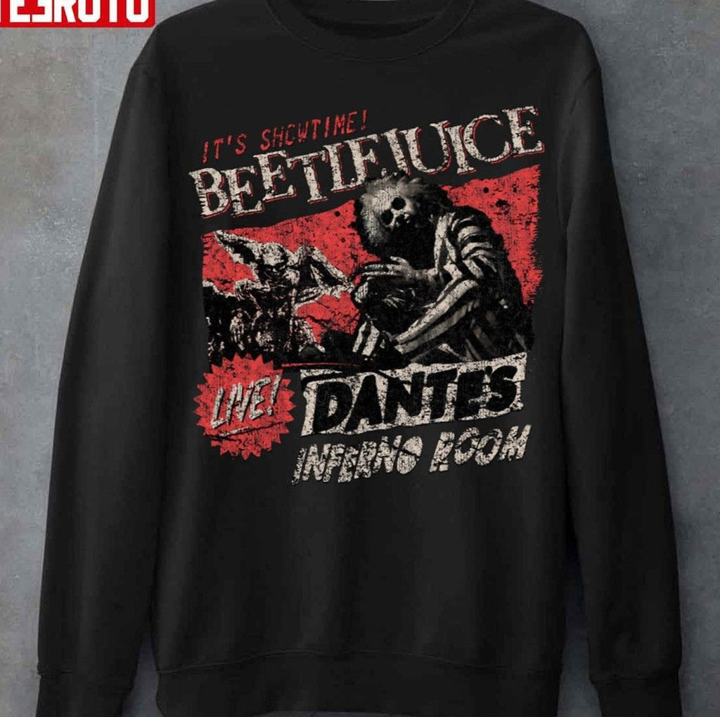 Beetlejuice 90s Distressed Christmas Unisex T-Shirt