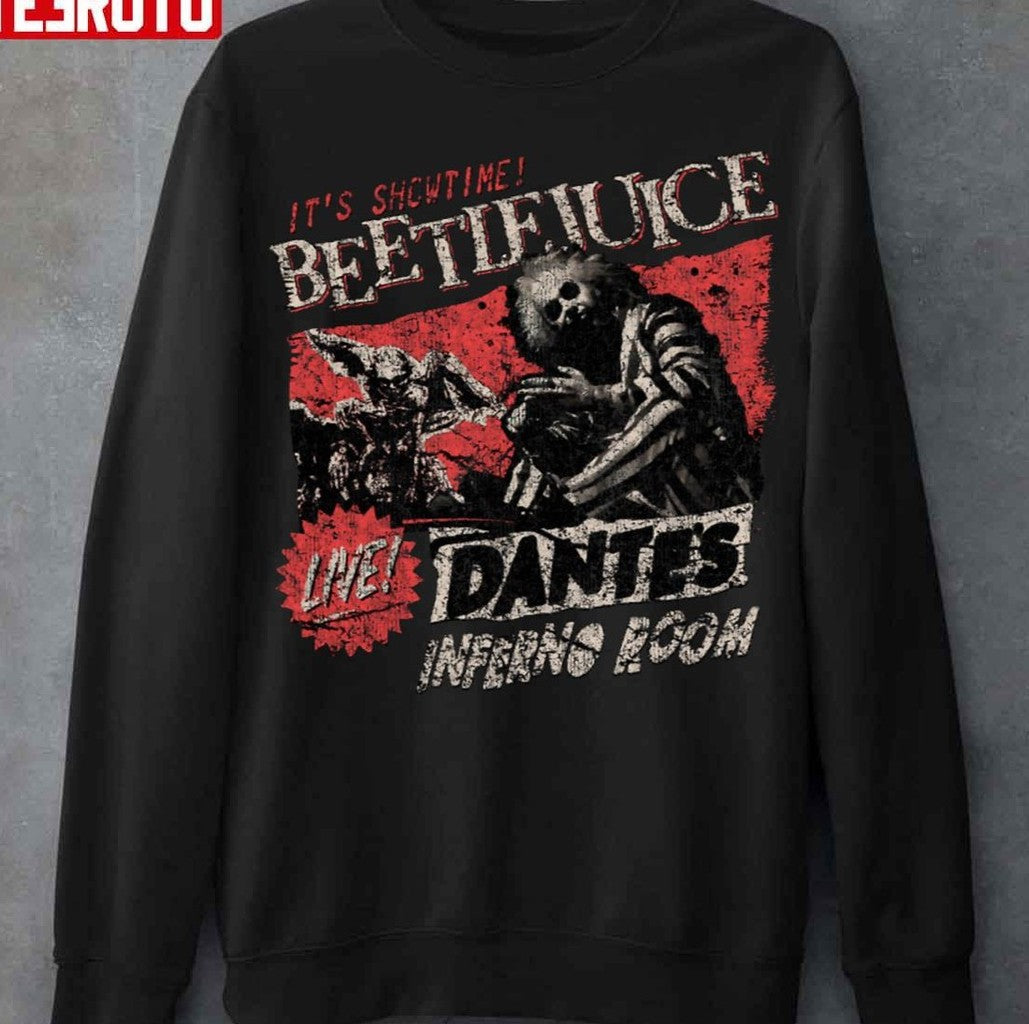 Beetlejuice 90s Distressed Christmas Unisex T-Shirt