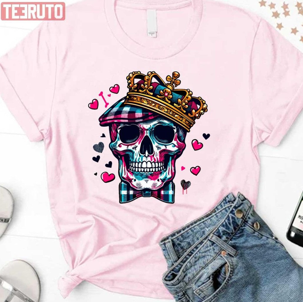 Preppy Skeleton Royal Heart Symphony Unisex Sweatshirt