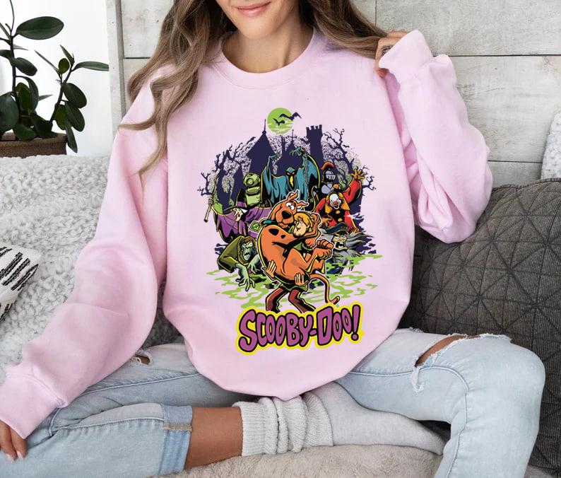 Vintage Scooby Shirt, 90s Horror Movie T-Shirt, Retro Halloween Sweatshirt, Scoopydoo T-Shirt, Vintage Horror Movie Character Tee, Vintage Halloween S