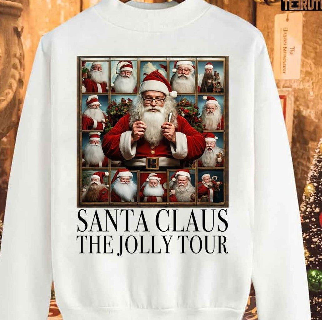 Santa Claus The Jolly Tour Unisex Sweatshirt