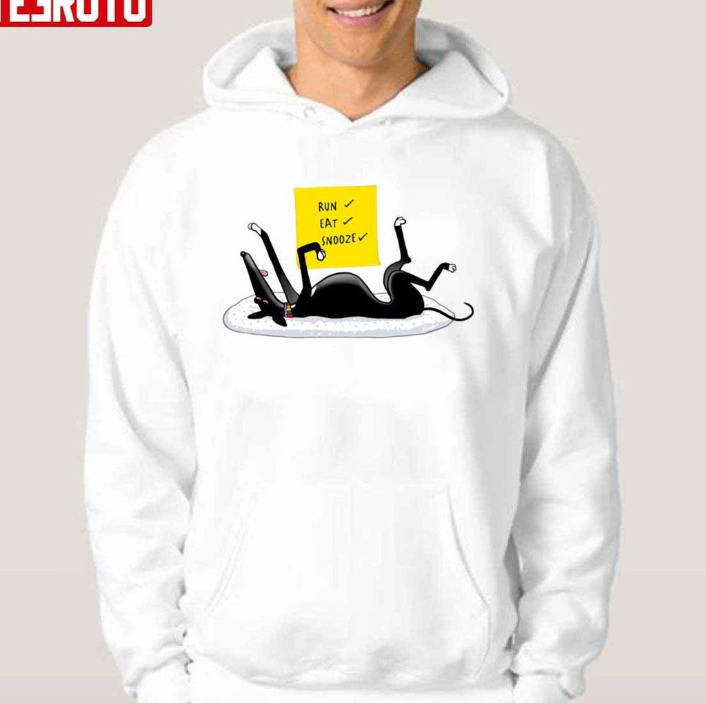 Snoozin' Greyhound Unisex T-Shirt