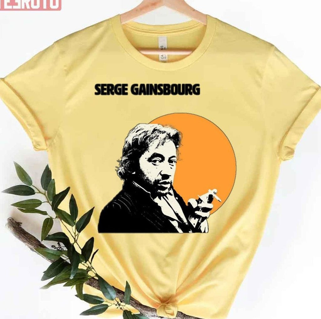 Serge Gainsbourg Portrait Graphic Unisex T-Shirt