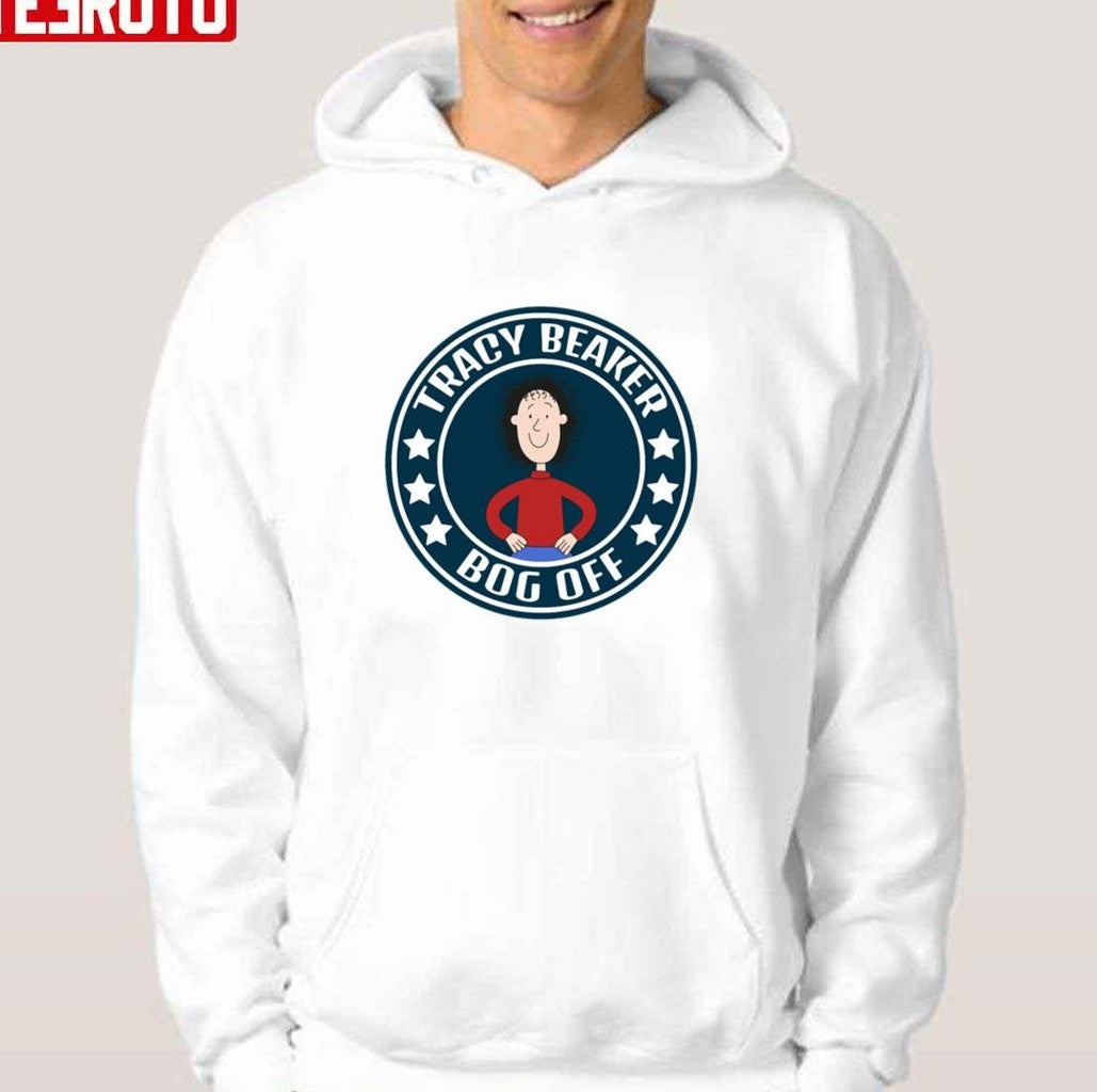 Navy Logo Bog Off Tracy Beaker Unisex T-Shirt