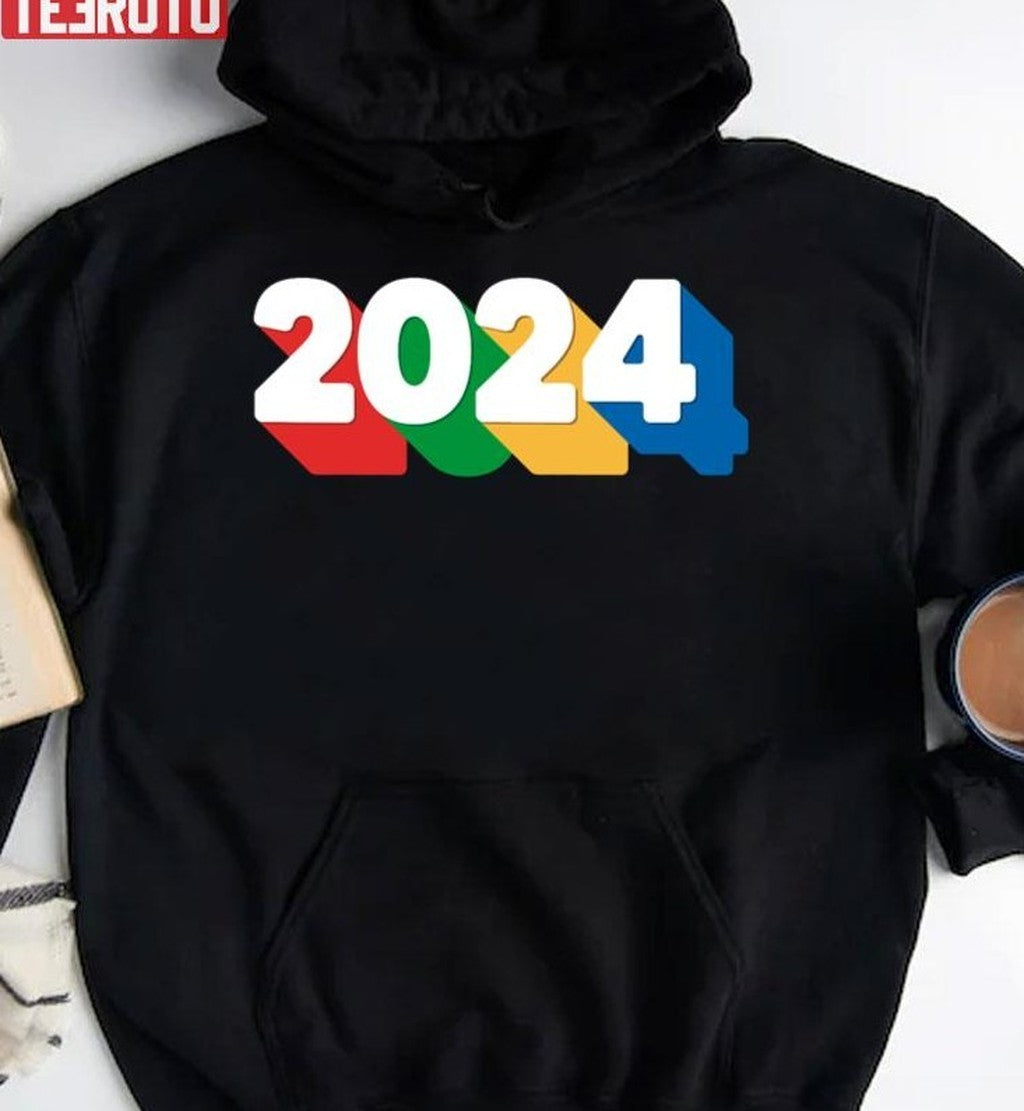 2024 Colorful Happy New Year Sweatshirt