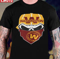 Skull Wears Washington Commanders And Washington Football Lovers Unisex T-Shirt