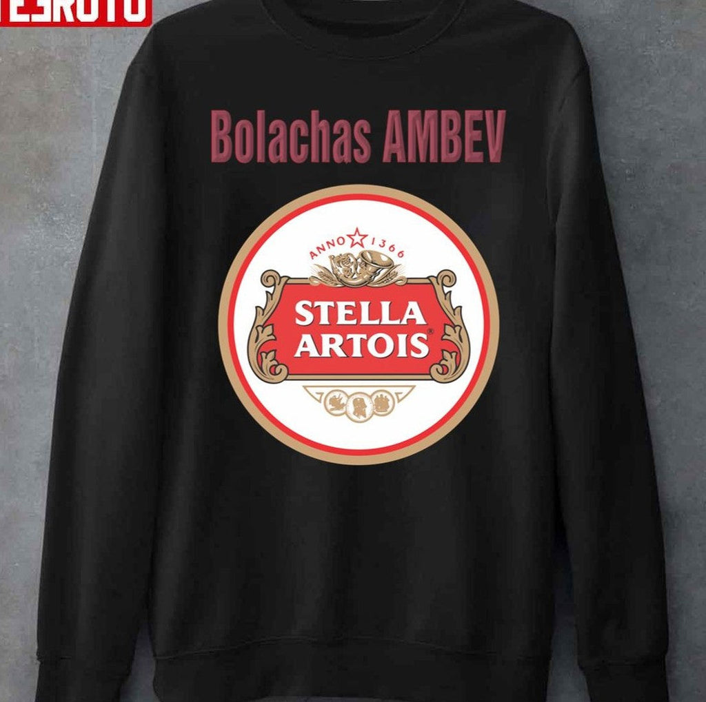 Beer Logo Bolachas Ambev Stella Artois Unisex T-Shirt