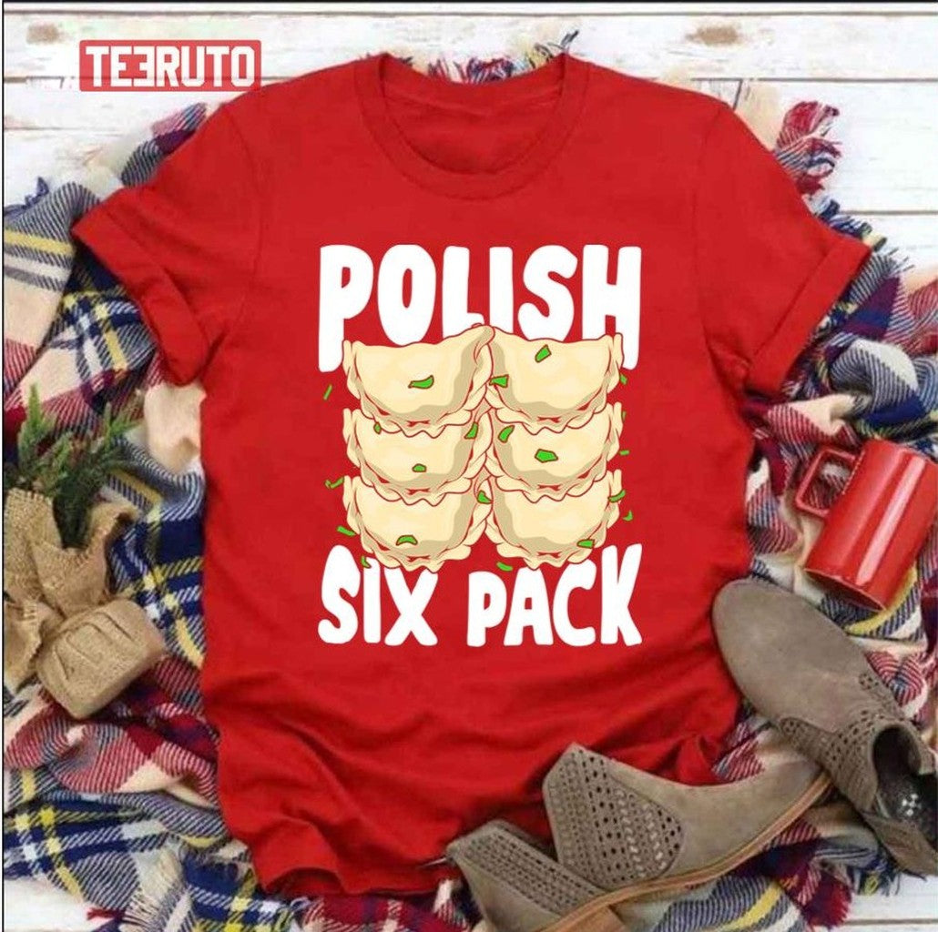 Polish Six Pack Funny Pierogi Food Unisex T-Shirt
