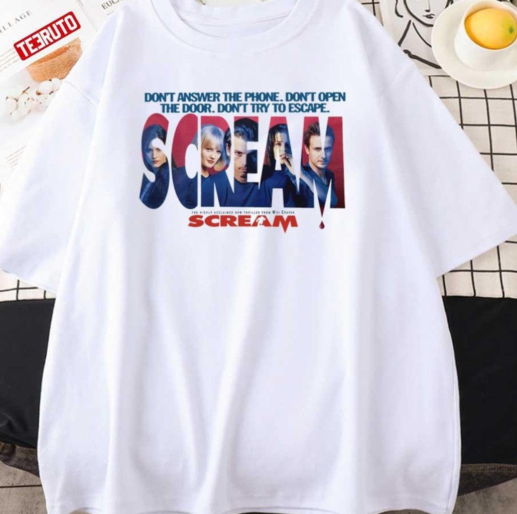 Scream Retro 90s Cult Horror Film Unisex T-Shirt