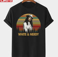 Rock Al White &amp; Nerdy Weird Al Yankovic Vintage Unisex T-shirt