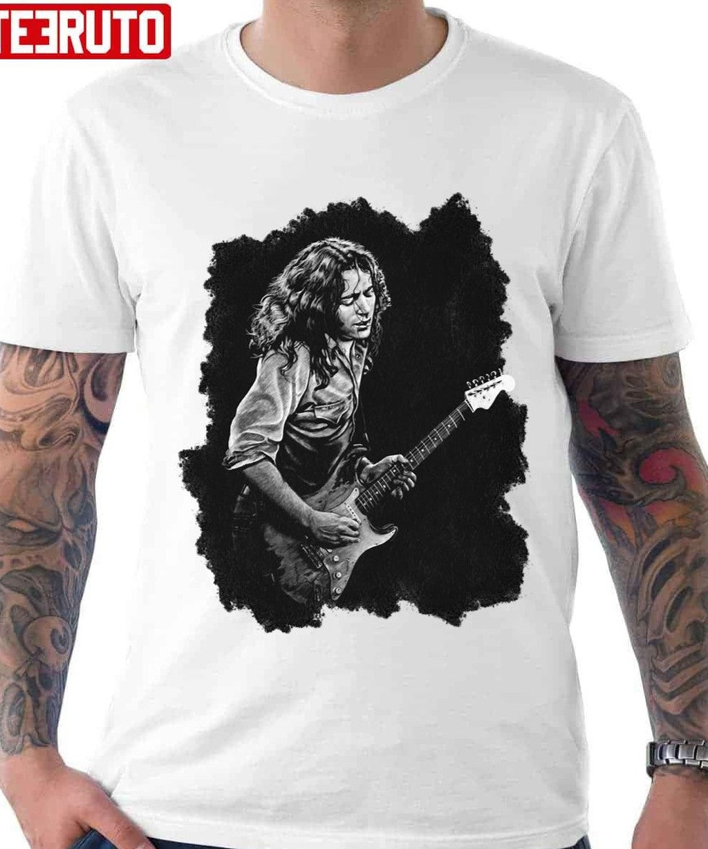 Rory Gallagher Drawing Unisex T-Shirt