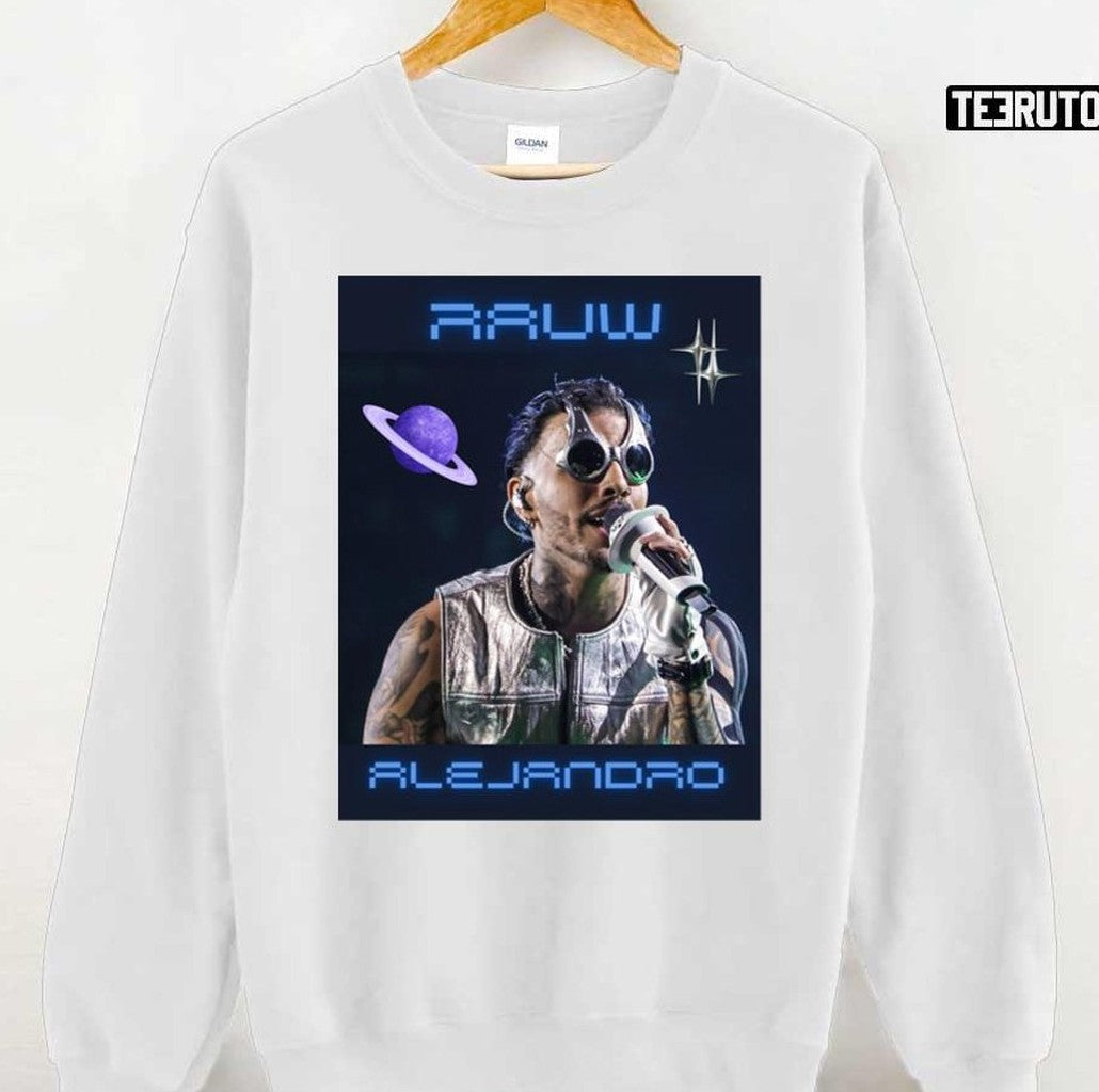 Saturno Blue Rauw Alejandro Unisex T-Shirt
