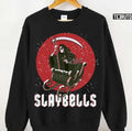 Slaybells Grim Reaper Christmas Holiday Vintage Sweatshirt