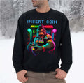 Arcade Monkey Insert Coin Donky Kong Unisex Sweatshirt