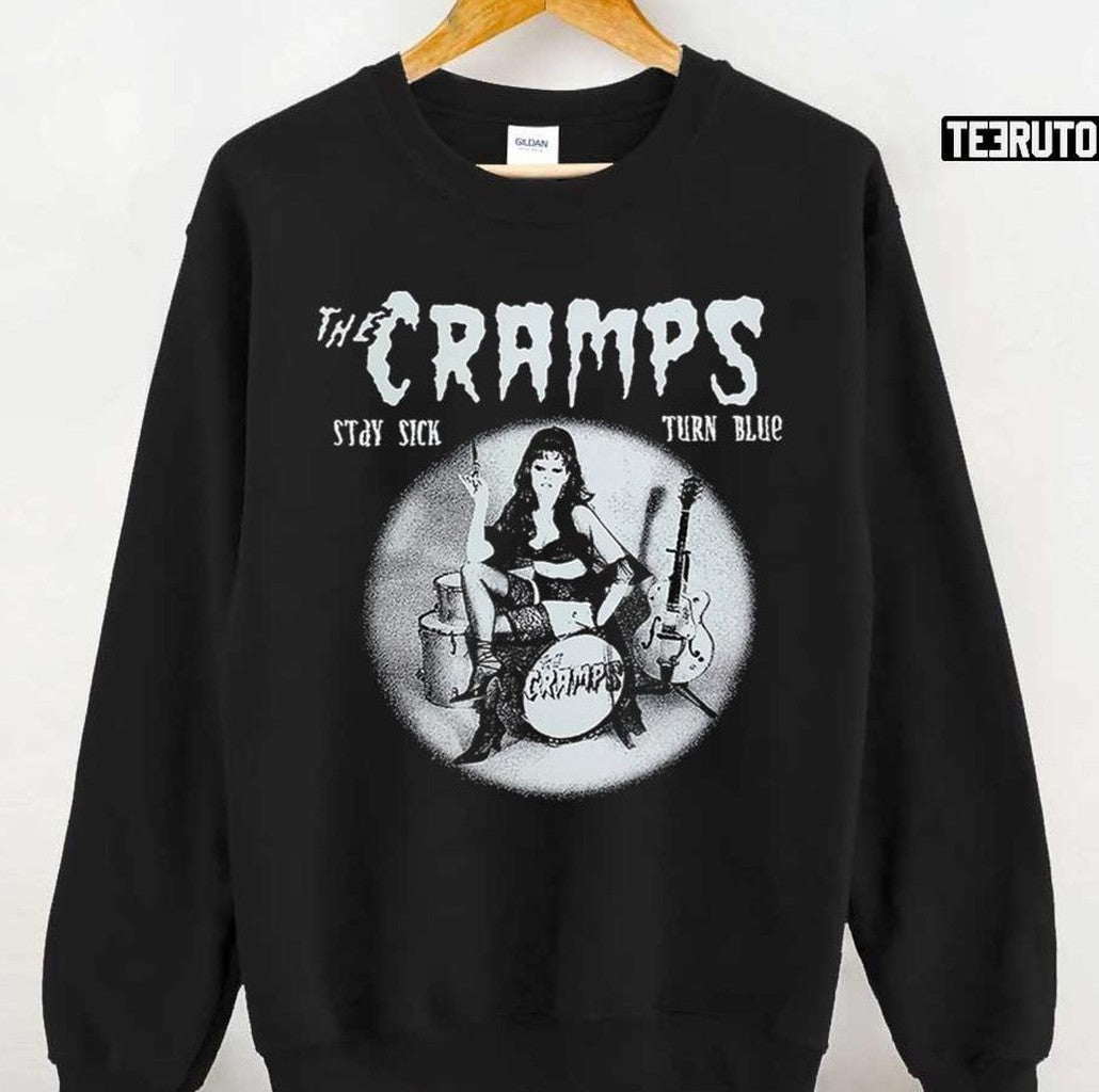 Stay Sick Turn Blue The Cramps Band Unisex T-Shirt