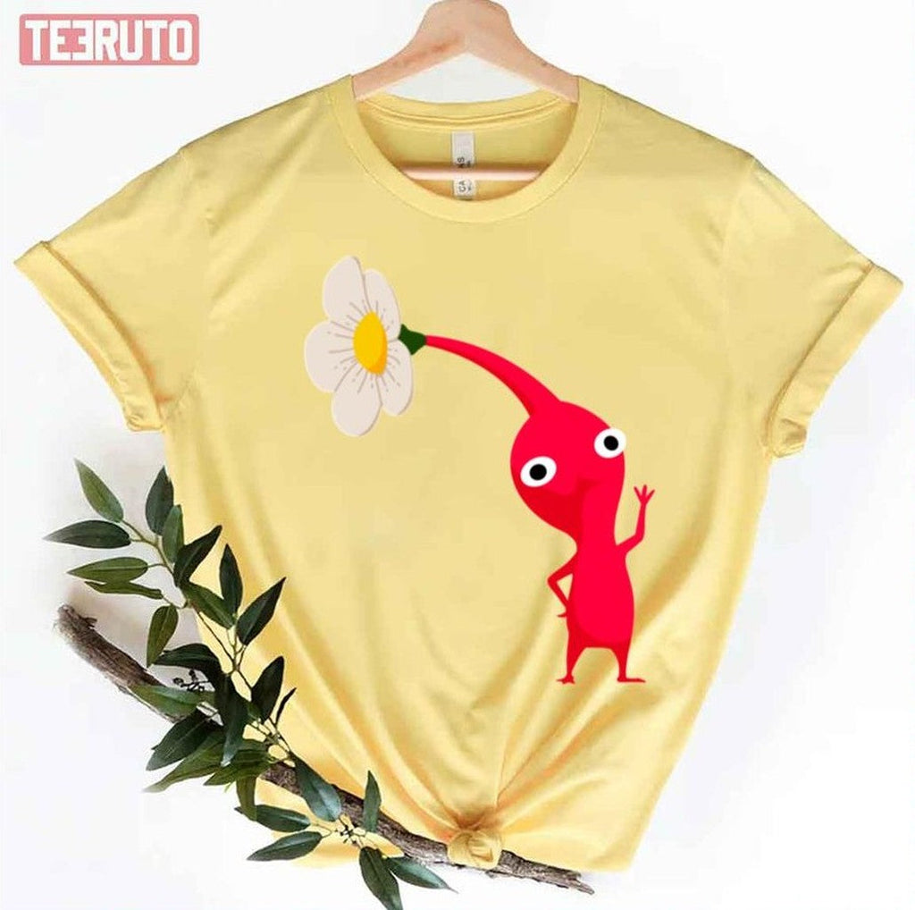 Say Hi Red Fire Pikmin Unisex T-Shirt