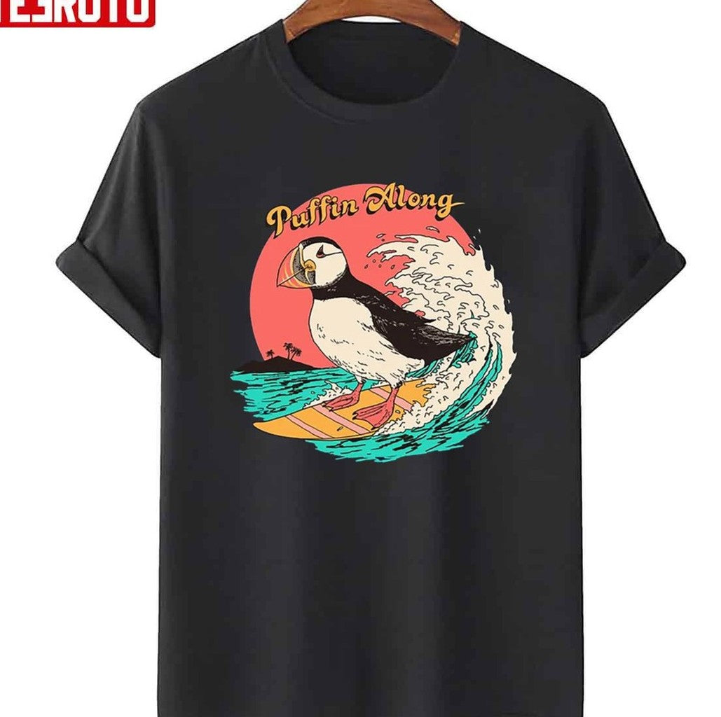 Puffin Along Unisex T-Shirt