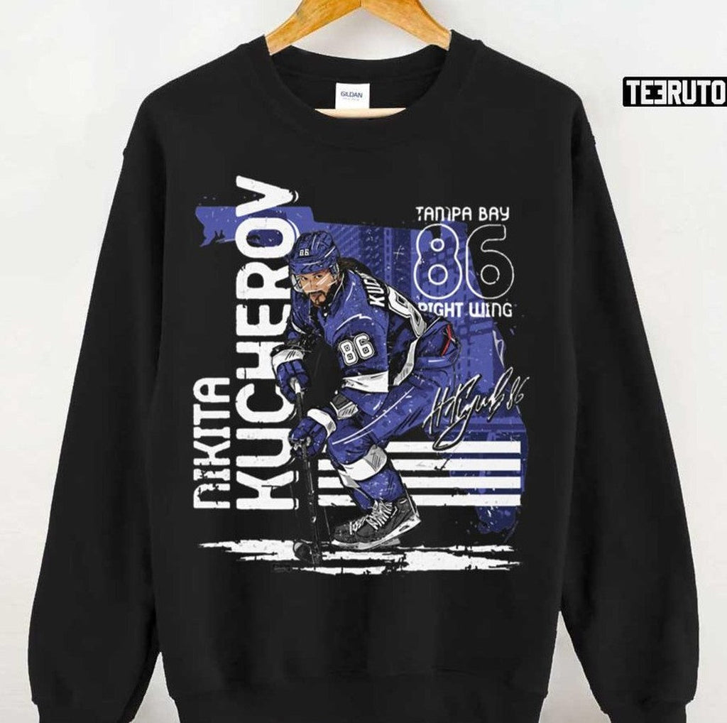 Signature Design Tampa Bay Lightning Nikita Kucherov State Unisex Hoodie