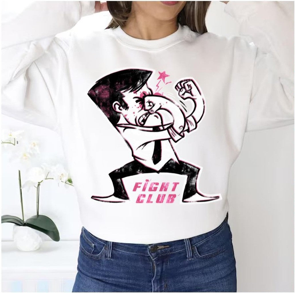 Punching Yourself Fight Club Movie Unisex Sweatshirt